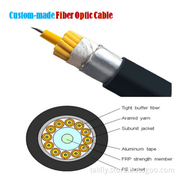 Indoor Outdoor Fiber Optic Cable 12-144 Core Singlemode Multimode